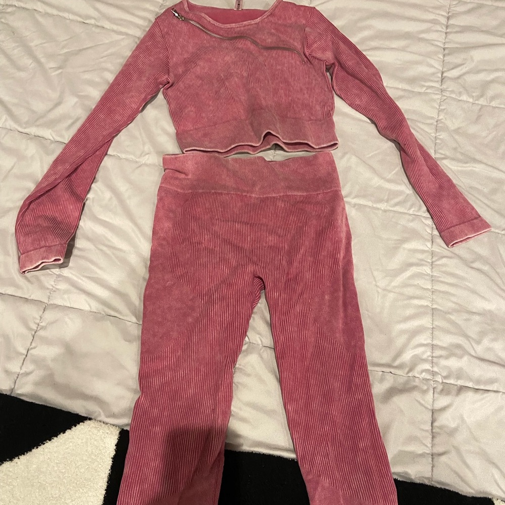 Two piece workout set.